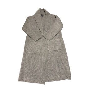 Forever 21 Gray Knit Cape Coat